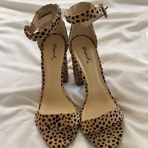 Cheetah Print Heels